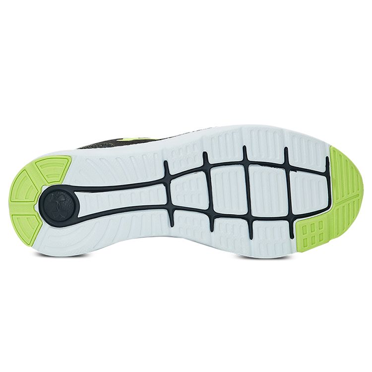 Under Armour Charged Impulse 2 Comfortable Fabric Low Top Casual Running Shoes Men sneaker Coal Jade-Gray 3024136-108