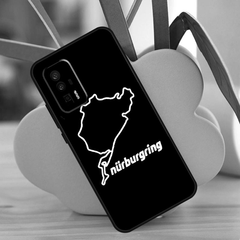 Nurburgring F1 Circuit Case For Xiaomi 14 13 Ultra 11T 12T 13T Pro 12 Lite POCO F6 F5 X6 M6 Pro X5 X3 F3 M5s Cover