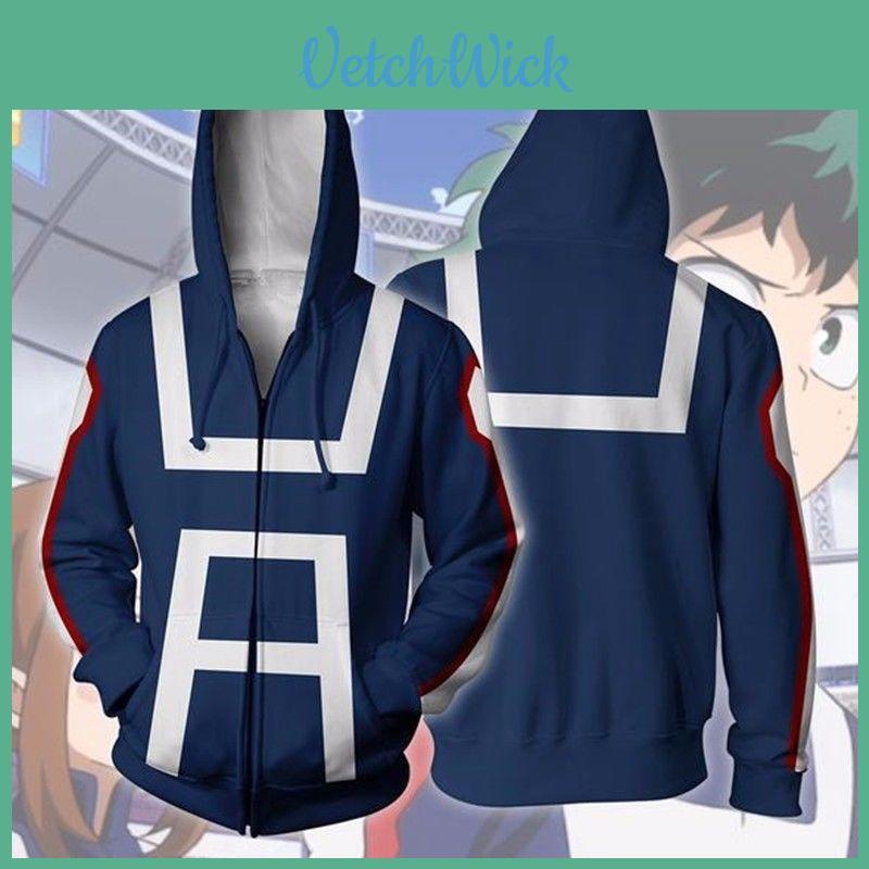 Luxurious My Hero Academia Sweatshirt Zipper Hoodie With Timeless Classic Design