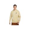 Nike Sportbekleidung Club Logo Bestickt Bequemer Weicher Fleece-Pullover Hoodie Herren Hoodies Gelb HQ4952-783