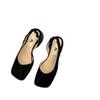 Thick Heel Baotou Sandals Mary Jane Sandals for Women Shoes Fashion Chunky Heels Square Toe Dress Comfortable Sandals
