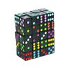 Black 16mm Acrylic Pips Dice Cubes - D6 Dice for Board Games, Fun and Teaching - 10Pcs
