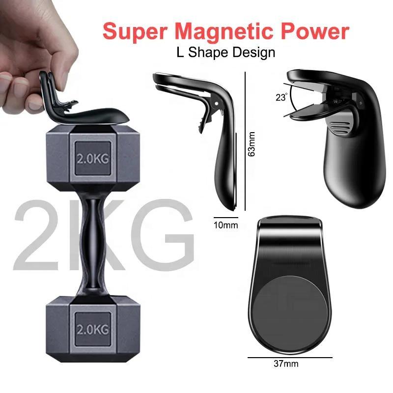Universal Magnetic Air Vent Car Cell Phone Holder Cellphone Dashboard Clip Magnet Mobile Phone Stand Mount for Car Iphone