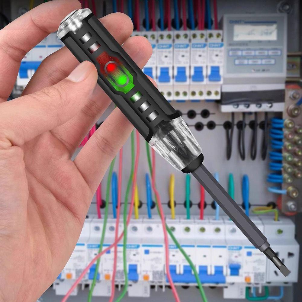 High Brightness Electricity Tester Pen Multifunctional Electricity Tester Screwdriver