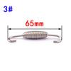 2pcs 55mm 60mm 65mm 75mm 80mm 85mm 90mm 95mm Motorcycle Stainless Steel Exhaust Pipe Spring Hooks Rotatable Expansion Springs