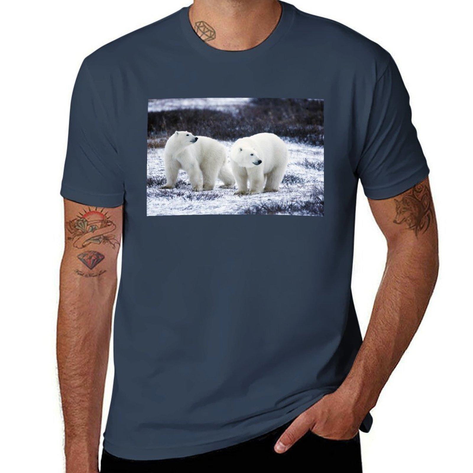 Polar Bears Tshirt Work Wear Breathable Tee S