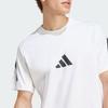 Adidas Z.N.E. True Healing Series FW24 Logo Sports Casual Short Sleeve T-Shirt Men Tops White JE3078