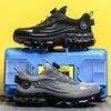 Rotary Button Safety Shoes Men Steel Toe Sneakers Puncture Proof Work Safety Boots Air Cushion Sport Work Shoes Anti-smash Boots