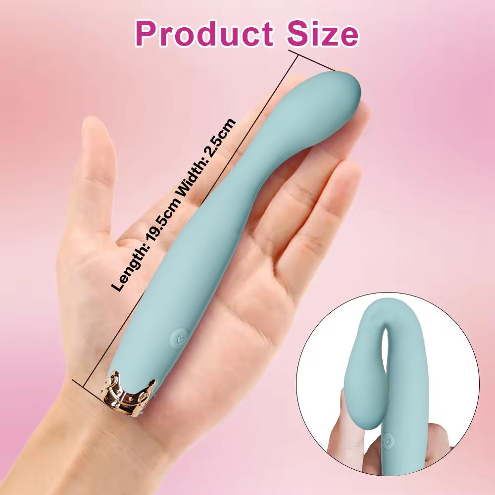 10-Speed Heated Silicone Vibrator for Women - 10V Warming Adult Massager