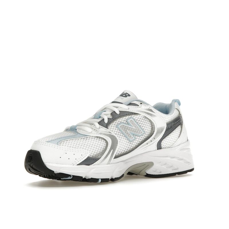 New Balance 530 White Light Chrome Blue Unisex Sneakers Dark-Arctic-Grey MR530RA