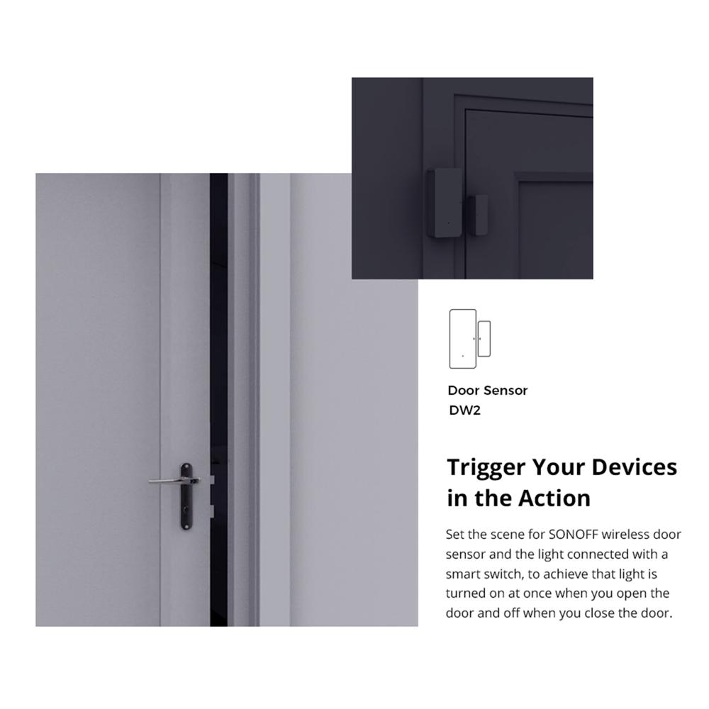 SONOFF RFR2 Smart Switch 433MHz RF WiFi Switch Remotely Control eWeLink APP Control Wireless Switch Module for Smart Home