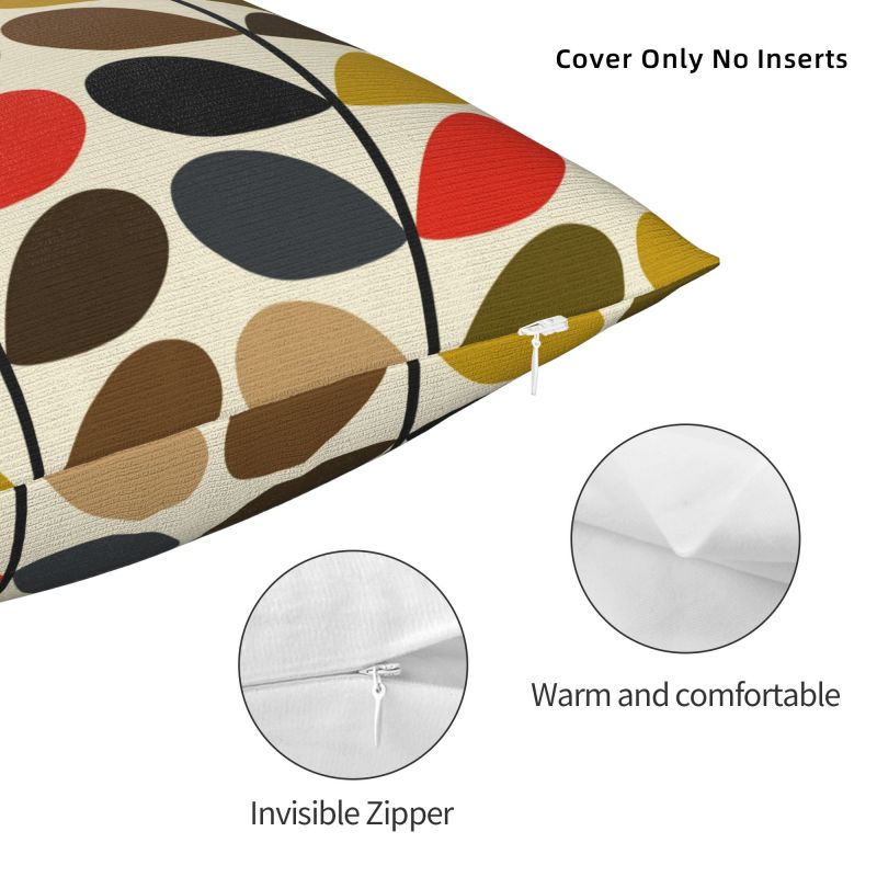 Federa Personalizzata Orla Kiely Astratta Multi Stelo Mid Century Scandinava Geometrica Copricuscino Decorazione Salotto Quadrato