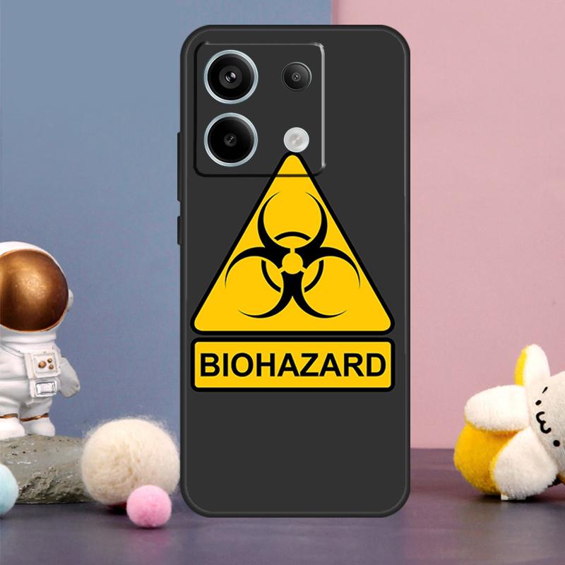 Biohazard Symbol Logo Case For Xiaomi Redmi Note 14 9 10 11 12 13 15 Pro Plus Redmi 15 15C 14C 10C 12C 13C Cover