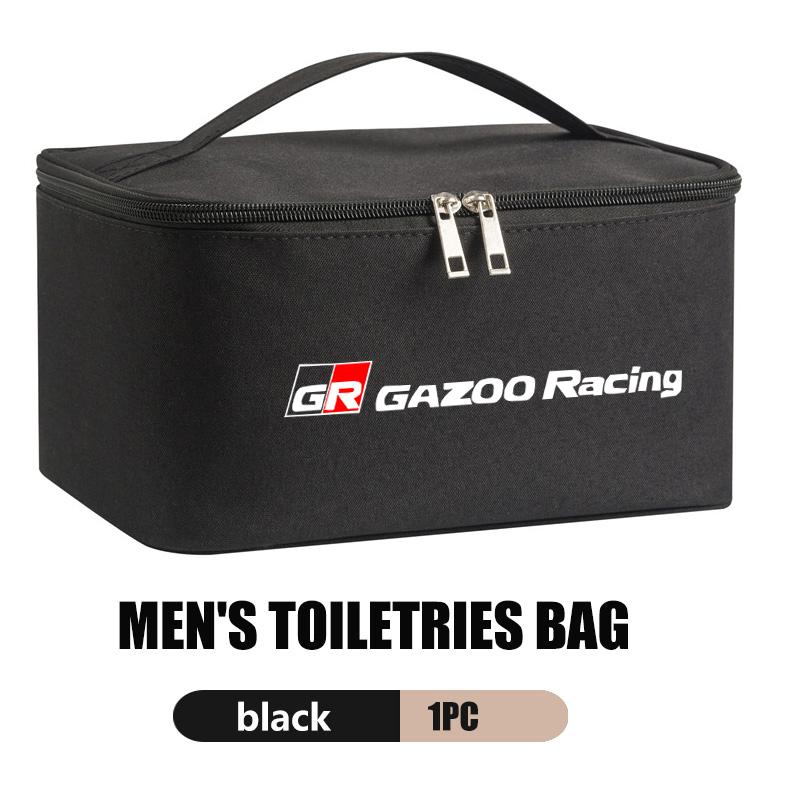 For Toyota Car Travel Portable Cosmetic Toiletries Bath Storage Bag GR sport Hilux Aygo TDR Yaris Corolla Rav4 CHR Auris