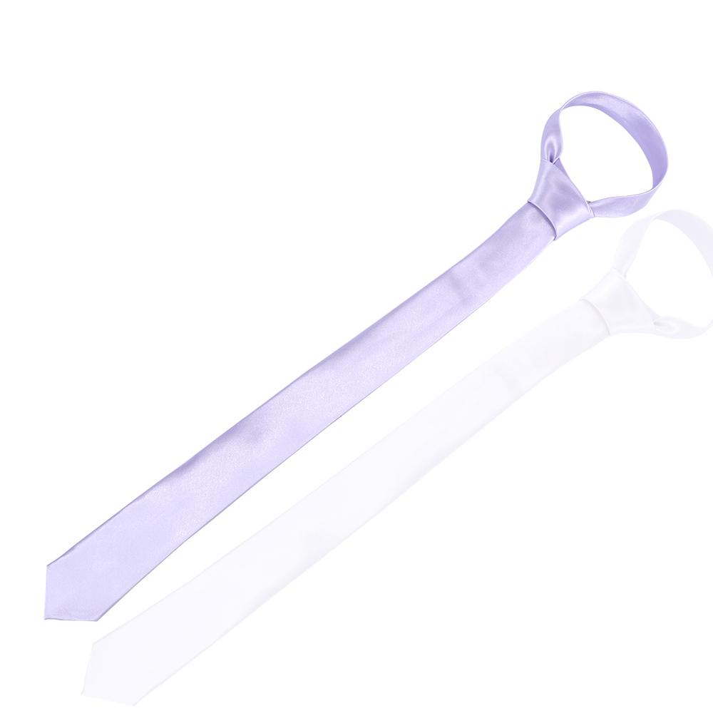 

Fashion Slim Knot Party Elegant Occasion Contrast Business Wedding Skinny Men Necktie Solid Color