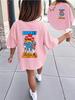 Six Seven 67 Funny Italian Brainrot Childrens Short Sleeve Tee Summer Casual Hot Crewneck Cute Cartoon Age 3-14