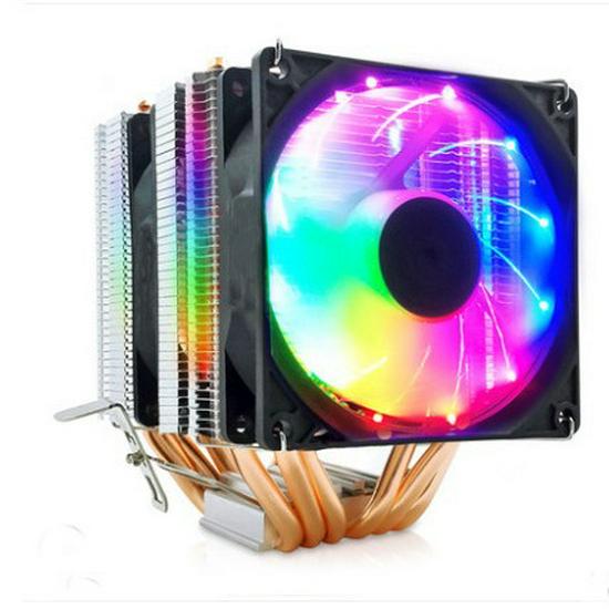 Dissipatore per CPU a tubo di rame ultra-silenzioso per pin 1366, AMD 1700, X79 e 2011