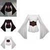 Chemise Longue Pirate Renaissance pour Femme Mangguo Costume Cosplay Vintage