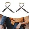 Leopard Print Belt Rhinestones Star Buckles Waistband Fashionable Waist Belt for Trendy Outfits