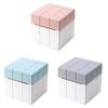 Modern Minimalist Creative Cube Tissue Box With Plastic Material For Living Room And Bathroom Use