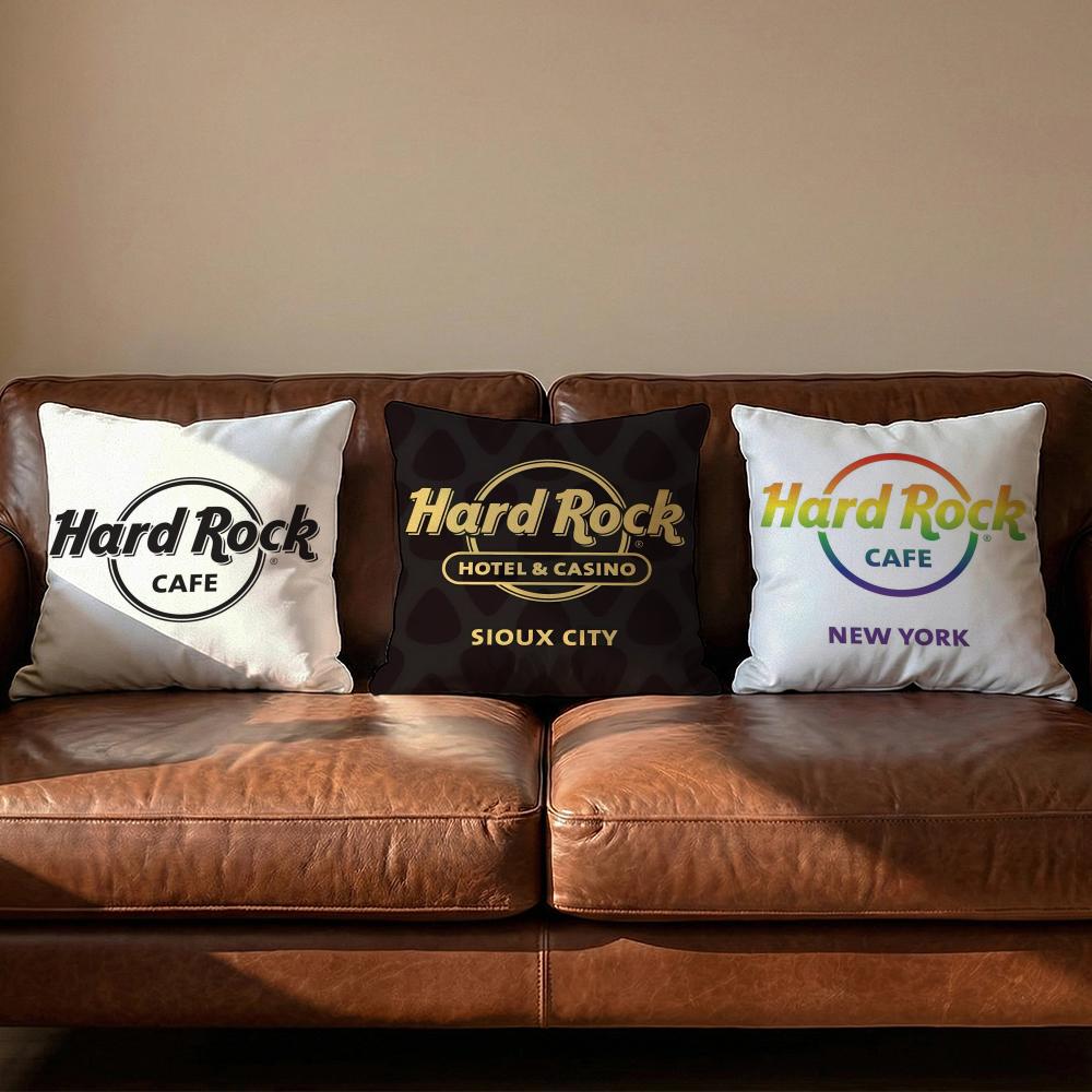 Luxury HHardcore Cafe Cushion Cover Soft Reversible Durable Pillow Cover MultiScene Use for Home Car Daily Comfort