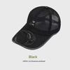 Lightweight Solar Powered Fan Baseball Cap 3 Adjustable Speeds Dual Power Supply For Outdoor Summer Hiking Camping