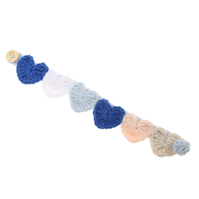 

Тканый ошейник ручной работы для домашних животных, ожерелье с цветочным воротником для кошек и собак, милые украшения, декоративный ошейник для домашних животных, аксессуары для домашних животных S 25cm