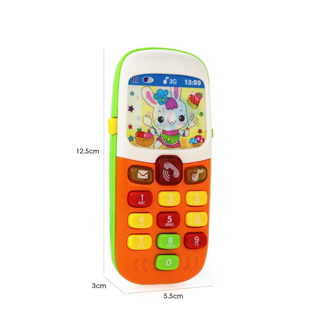 1pc Phone Toy Adorable Musical Creative Educational Funny Phone Toy for Baby Kids Infant
