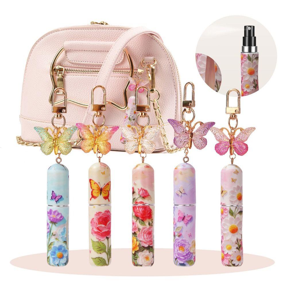 Rotating Design Refillable Perfume Bottle 5ml Travel Perfume Bottle  Fragrance Storage