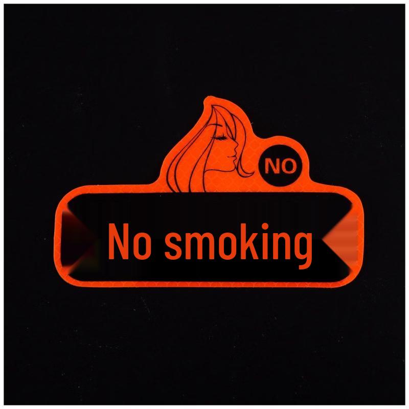 DAXTE No Smoking Reflective Car Sticker