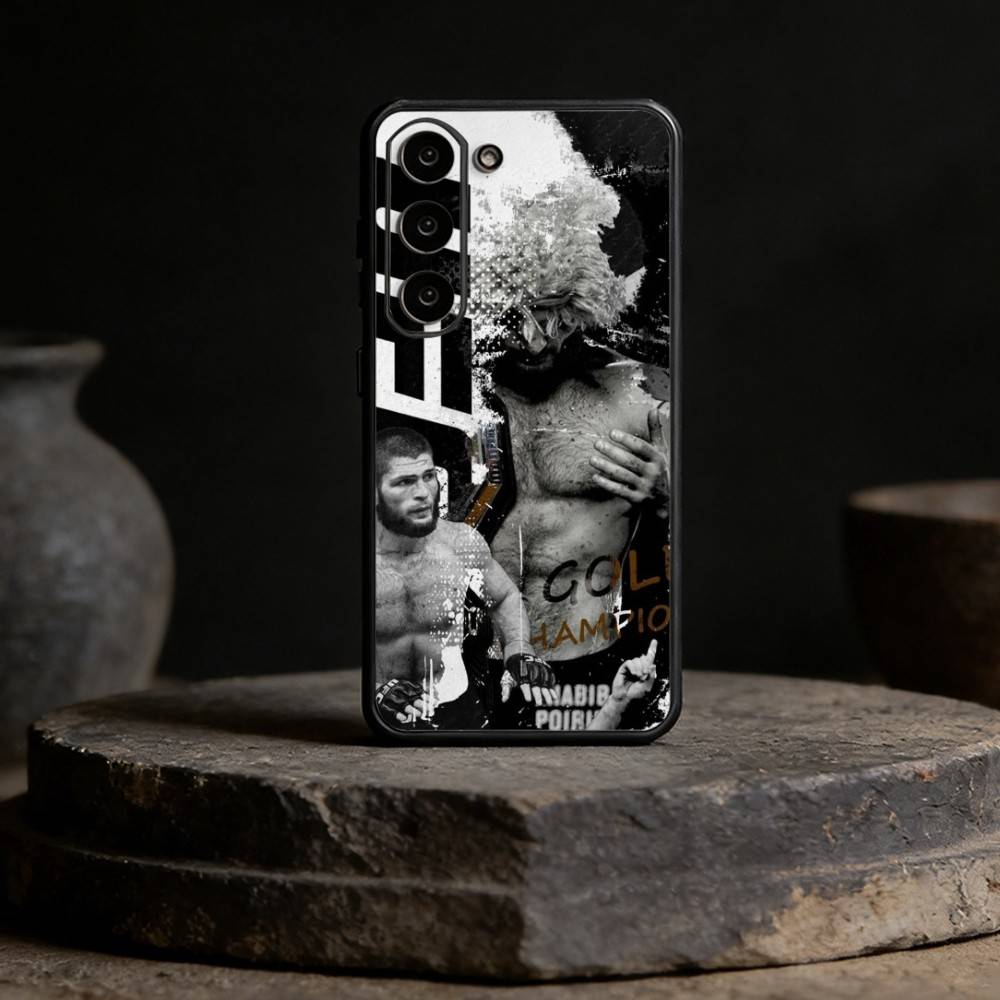 P4P Islam M-Makhachev Phone Case For Samsung Galaxy A13,21s,22,31,32,52,53,71,72,73,Soft Black Cover