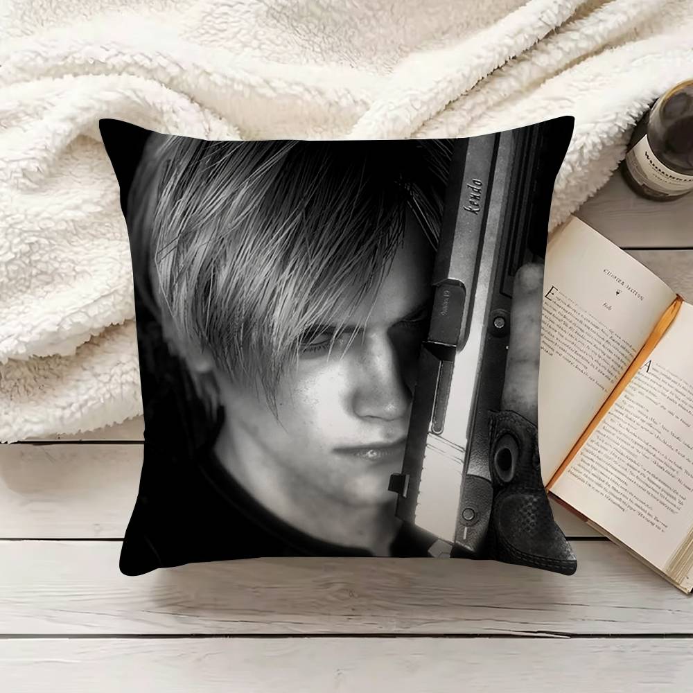 EEvil GGame LLeon KKennedy Pillow Case Living Room Sofa Cushion Cover Suitable For Home Bedroom Room Decoration