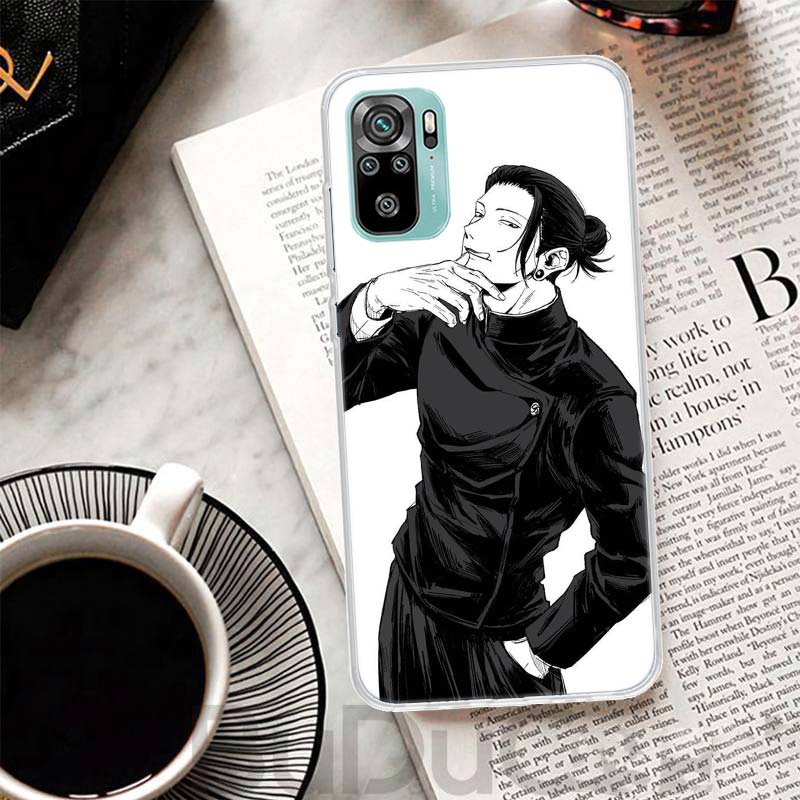 Kaisen J-Jujutsu Geto Suguru Cover For Xiaomi Redmi Note 14 13 12S 12 11 Pro Plus Phone Case 11S 10S 10 11E 11T + 9S 9 Print Coq
