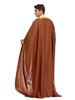 Satin Embroidered Arabic Graduation Gown and Cape