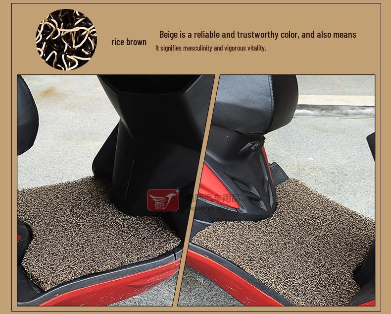 Waterproof Silk Ring Foot Pads for Zuma Eagle Electric Car/Motorcycle - Upgraded & Thickened.