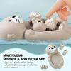 Sealed Floating Animal Bath Toys - Comfortable Beaver & Duck Water Toys for Baby Bathtub & Pool