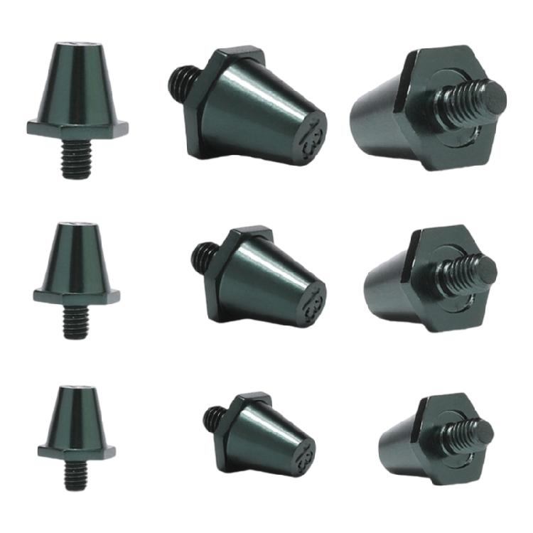 12Pcs Aluminum Football Stud Replacement Cleats Stud Football Boot Spikes Soccer Stud for Football Boot Enduring