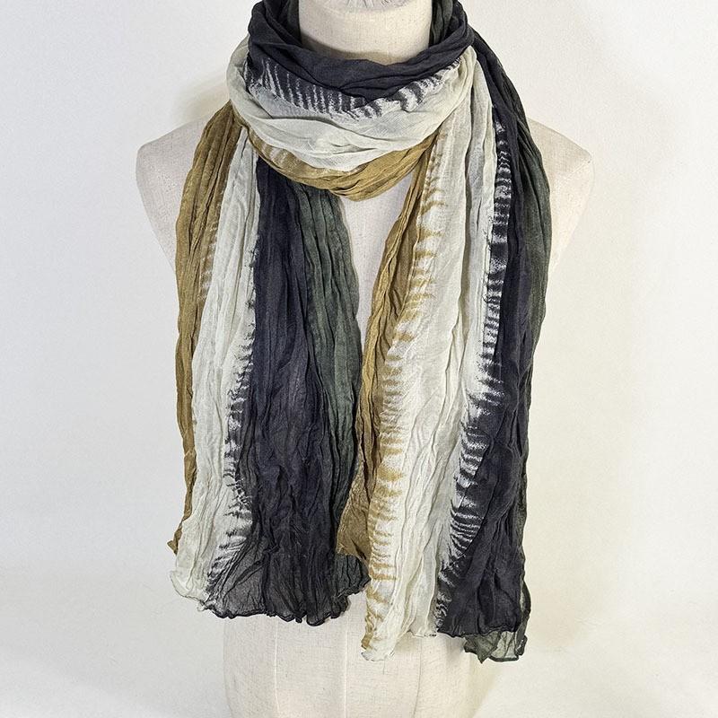 Women's Cotton and Linen Scarf Fashionable and Versatile Temperament Scarf Warm and Soft Scarf