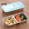 1/2Pcs Snack Box Double Compartment Stainless Steel Container Anti-Leak Design Dishwasher Safe Sauces Dressings Box