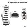 Car Rest Brake Gas Clutch Pedal Cover For Land Rover Range Rover Evoque 12-