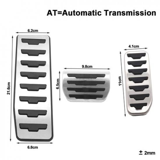 Car Rest Brake Gas Clutch Pedal Cover For Land Rover Range Rover Evoque 12-