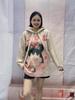 European Plus Size Bun Print Hooded Pullover Sweater - Autumn/Winter 2024 Mink Velvet Knit