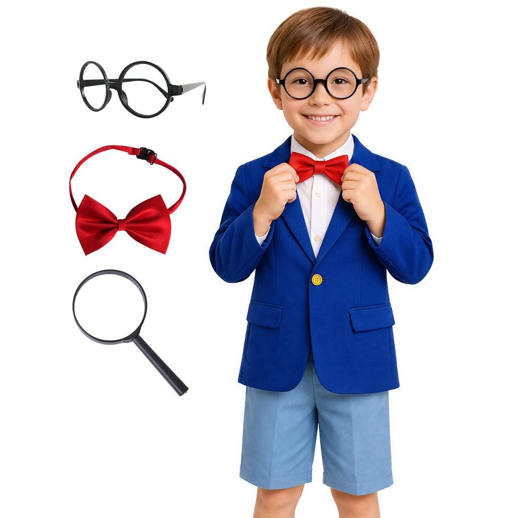 monoi Halloween Costume for Kids: Detective Cosplay, Kids Detective Costume, Children's Fancy Dress