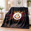 Galatasaray FC Bedruckte Flanelldecke Warmer Komfort Tagesdecke für Innenbereich Heimdekoration