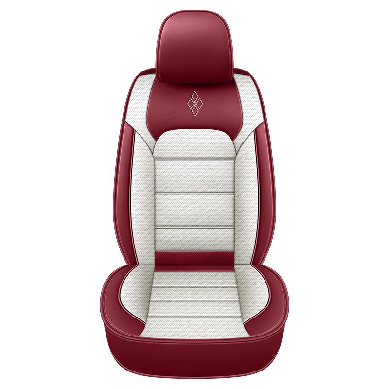 Universal Nappa Leather Car Seat Cover - Four Seasons, Full Coverage