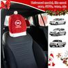 Retractable Christmas Holiday Decoration Car Logo Headrest Cover For Opel Astra Insignia Corsa Zafira Meriva Mokka Vivaro Vectra
