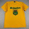 Vintage Screen Stars Best T Shirt Mens L Yellow Schwaben Crest USA Single Stitch