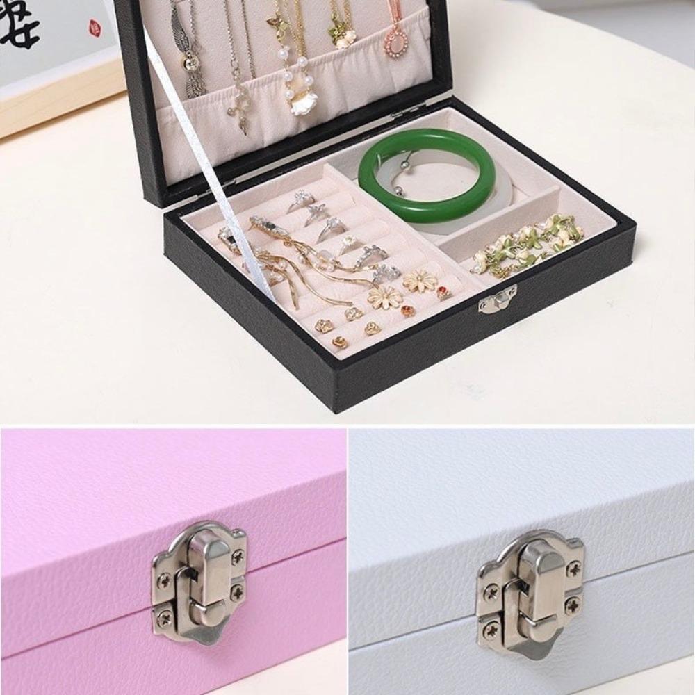 Multi-Functional Jewelry Storage Case Portable Jewelry Display Plate Jewelry Organization