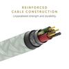 NATIVE UNION Belt Cable To Lightning Data Sync Fast Charging Cable Compatible with USB-C [MFi Certified] iPhone/iPad (3 Meters) (Sage)