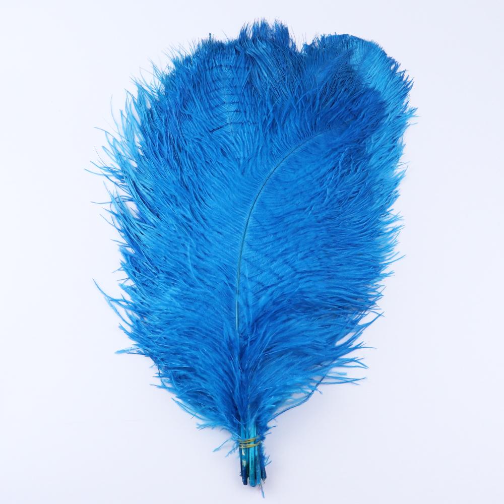 10 Pcs Colorful Ostrich Feather Wedding Table Centerpiece Decoration Plume Real Ostrich Feathers for Carnival Support 15-50 CM